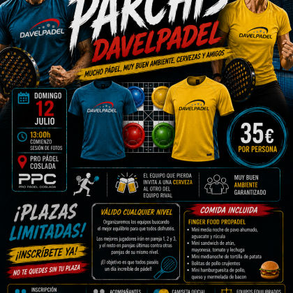 🎾 Inscripción Torneo Parchís Davelpadel